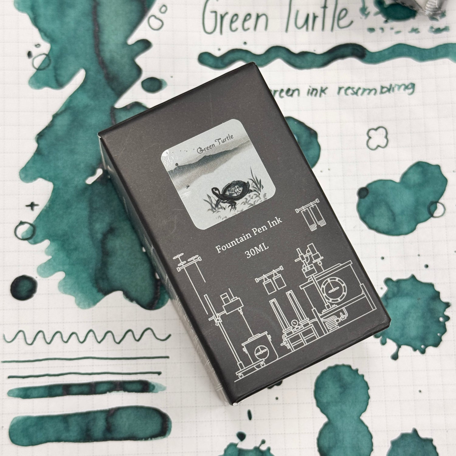 TONO & LIMS Yuugen Series Green Turtle Ink