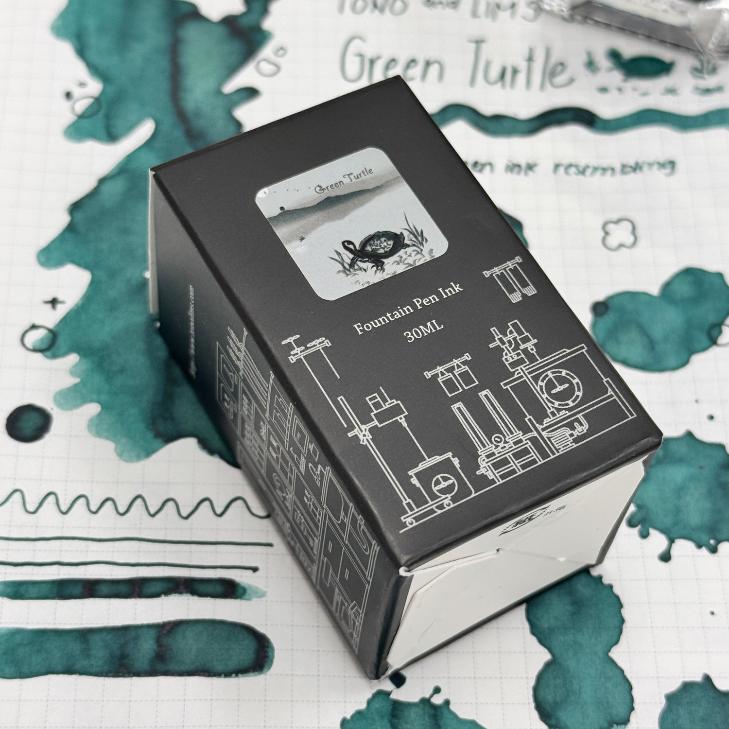 TONO & LIMS Yuugen Series Green Turtle Ink