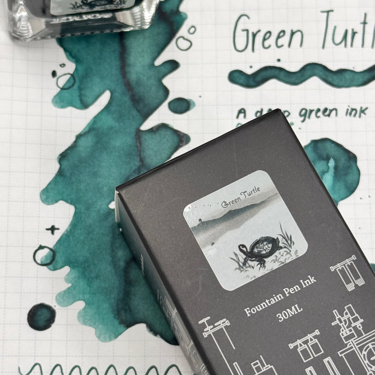 TONO & LIMS Yuugen Series Green Turtle Ink