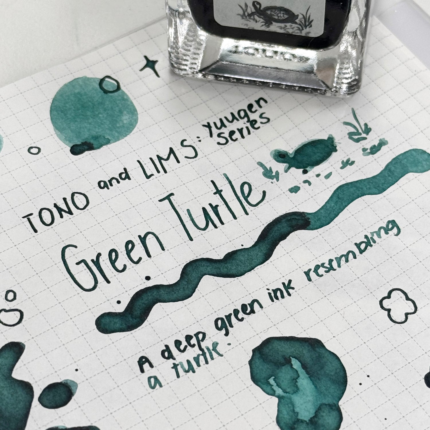 TONO & LIMS Yuugen Series Green Turtle Ink