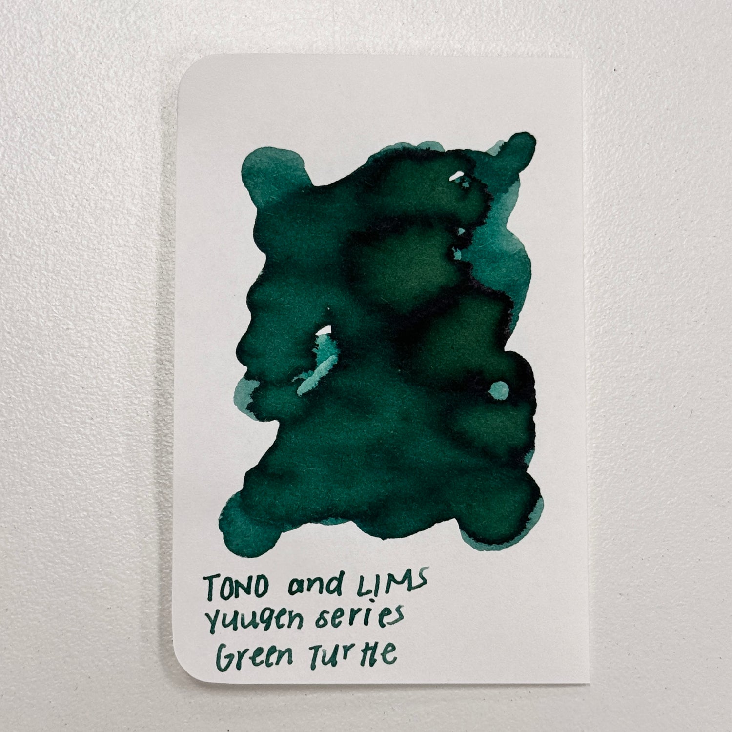 TONO & LIMS Yuugen Series Green Turtle Ink