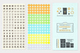 This is a sticker set for customizing your TRAVELER’S notebook that makes it more fun, including index and pocket stickers, icon stickers to represent different plans, dry transfer, and stickers to decorate the cover. The 2027 version features a design that is inspired by “Every TRAVELER’S notebook is unique and that’s wonderful.” You can customize your 2027 diary, and that’s wonderful.
