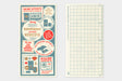 This is a useful plastic sheet for all sorts of situations while traveling, such as writing while standing, using it as a bookmark to instantly open to a certain page, and drawing straight lines with the edge. The theme of the 2027 edition is “Every TRAVELER’S notebook is unique and that’s wonderful.”