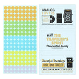 This is a sticker set for customizing TRAVELER’S notebook that makes it more fun, including index and pocket stickers, icon stickers to represent different plans, dry transfer, and stickers to decorate the cover. The 2026 version features a design with a theme of “TRAVELER'S SPIRIT"


You can customize the cover of the 2026 diary or other notebooks with stickers of analog motifs. Have a good trip with THE TRAVELER'S SPIRIT in 2026.