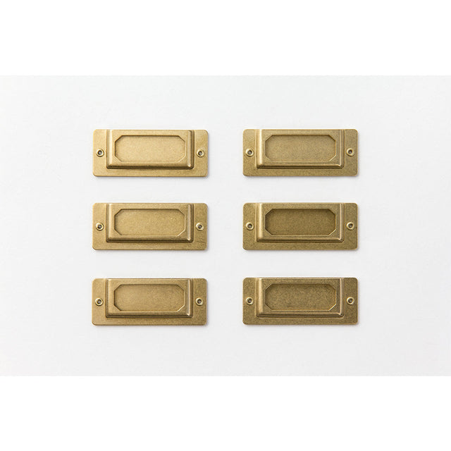 Traveler's Company Brass Label Plate