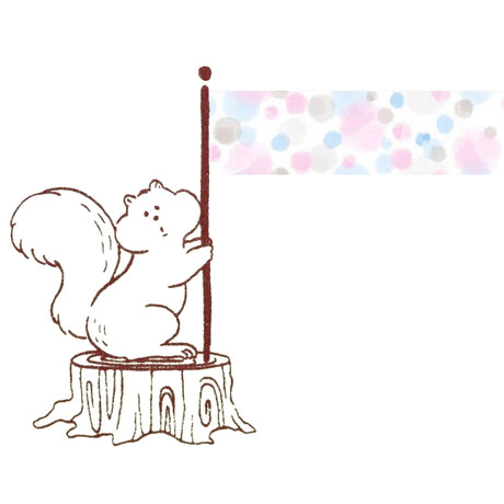 Beverly Companion Rubber Stamp - Squirrel