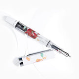 The TWSBI ECO Horse Year Fountain Pen combines warm comforting colors, with an intricate design to celebrate The Year of the Horse, and TWSBI’s reliable writing performance. Its piston-filling system and smooth stainless steel nib deliver a consistent, enjoyable writing experience for journaling, note‑taking, and everyday use.