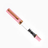 TWSBI ECO Pink Lemonade w/ Bronze Fountain Pen

Comes in EF, F, M, B, Stub1.1 nib choices

Please note: Because of the marbled finish, each pen will have a slightly different pattern, so we’re unable to accommodate specific color requests.