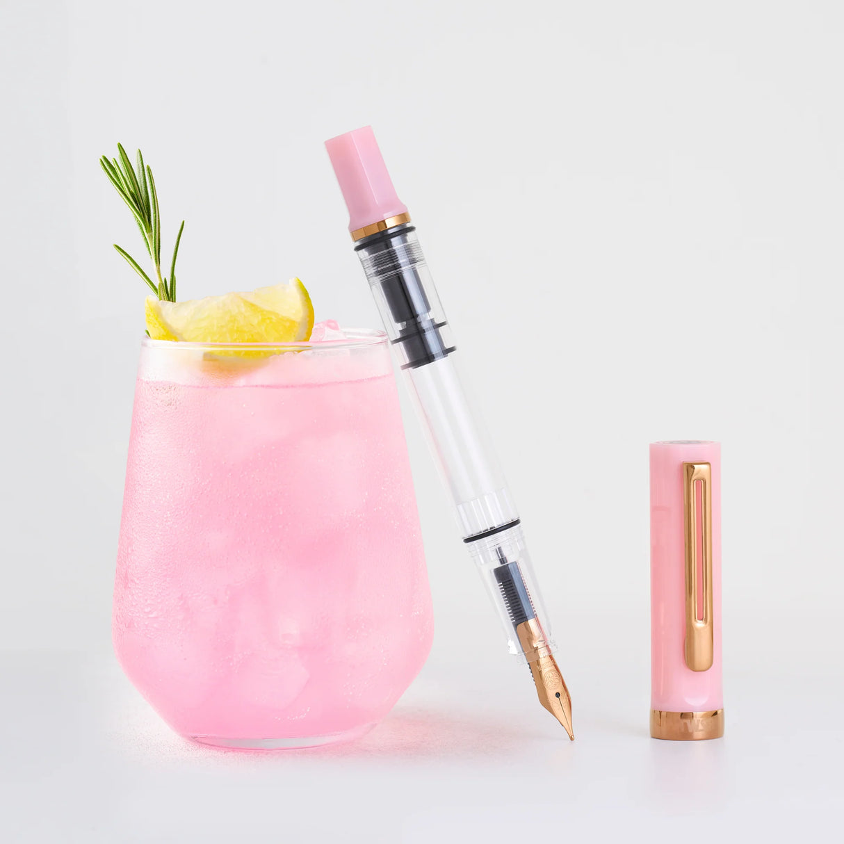 TWSBI ECO Pink Lemonade w/ Bronze Fountain Pen

Comes in EF, F, M, B, Stub1.1 nib choices

Please note: Because of the marbled finish, each pen will have a slightly different pattern, so we’re unable to accommodate specific color requests.