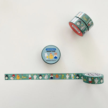 The Paper + Craft Pantry Washi Tape - Cute Collectibles

This teal roll of washi tape features cute collectibles + trinkets! Perfect for journaling or adding to your planner!