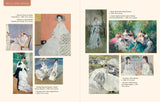 Experience the fascinating world of art like never before with these stickers of beautiful pieces from throughout history.

Organized by 13 chapters (Frills and Fringe; Heaps of Hats; City Life), the book offers stickers featuring lesser-known works and the greats, such as Van Gogh's Almond Blossom, Vermeer's Girl with a Pearl Earring, Cassatt's Mother and Child, Van Eyck's The Arnolfini Portrait, Hokusai's The Great Wave, and so many more.&nbsp;Accompanying each image is a caption that details the artist, 