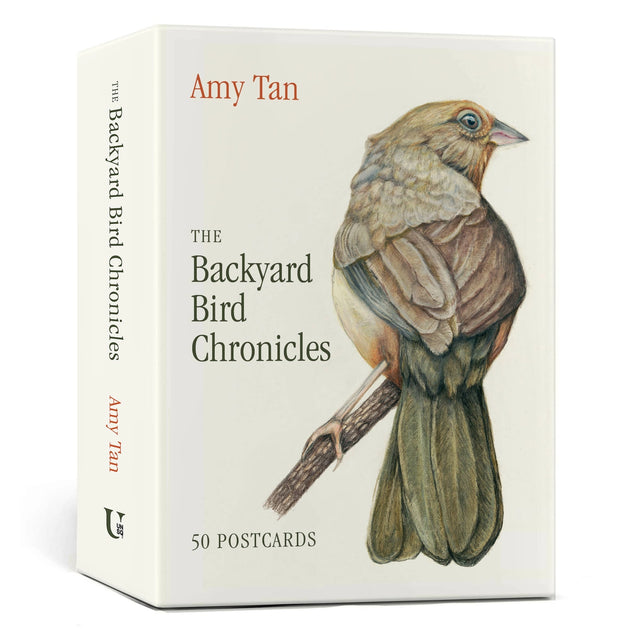 Based on Amy Tan's New York Times best-selling book, The Backyard Bird Chronicles, this collection of 50 postcards features the world renowned author's most beautiful drawings and colorful renderings of the birds that visit her Northern California home.