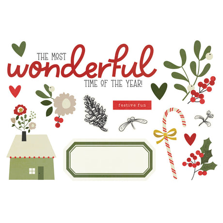 Simple Stories - The Holiday Life Page Pieces