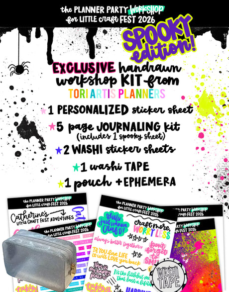 The Planner Party Workshop: Spooky Edition with Tori Artis