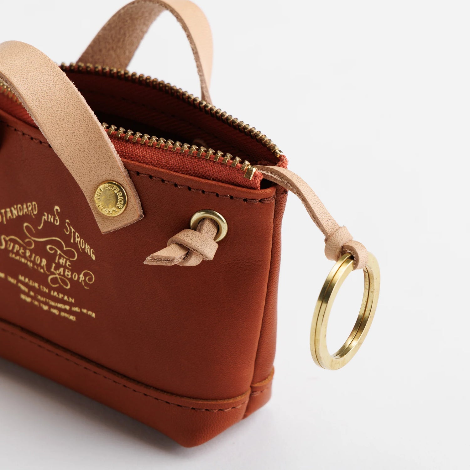 The SUPERIOR LABOR All Leather Engineer Key Case

This is a key case made as a miniature version of our engineer bag.

Previously, it was made using the same canvas as the full-size engineer bag,but this time it’s back in all-leather.

It’s crafted to be more durable and long-lasting, so you can enjoy it for years to come.

Size: W12.5×H8×D3cm
About the Leather – Japanese Glove Leather

Made from durable and supple Japanese glove leather, known for its lightness and strength.

Originally used for baseball g