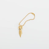A Fountain Pen Nib Charm: Carried with Meaning

A solid brass charm meticulously shaped in the likeness of a classic fountain pen nib. Every intricate detail is beautifully captured, complete with the inspiring engraved message, "The Pens Will Be With You Always."

Equipped with a sleek ball chain, it attaches effortlessly to your bags, pouches, or key rings. Despite its petite size, it brings the distinct, rich texture and unmistakable presence that only genuine brass can provide.

As you use it, the brass