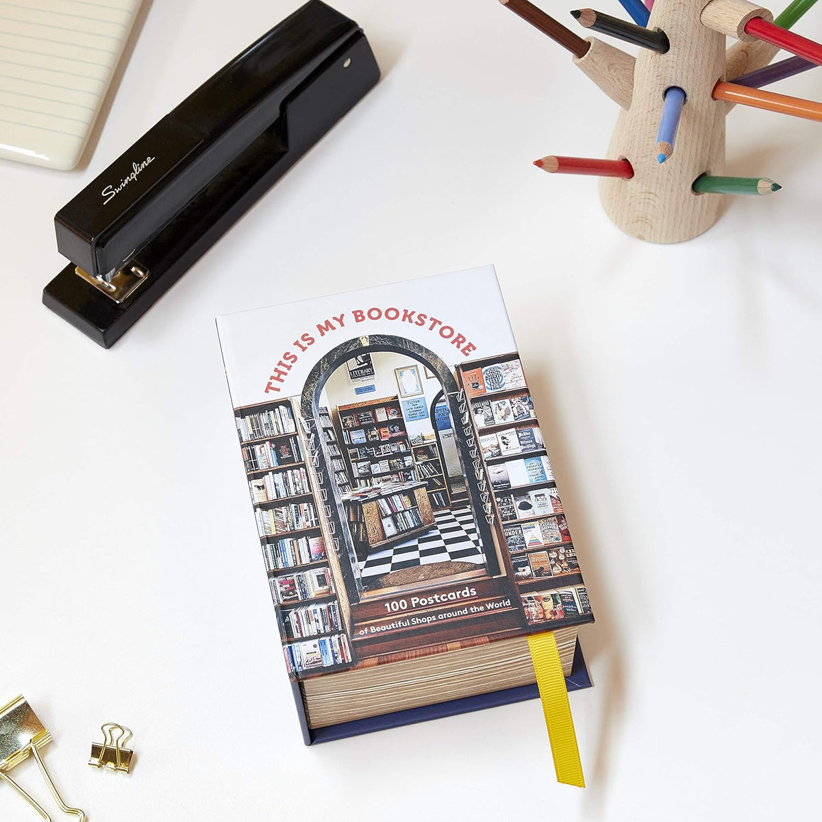 This Is My Bookstore Postcard Box