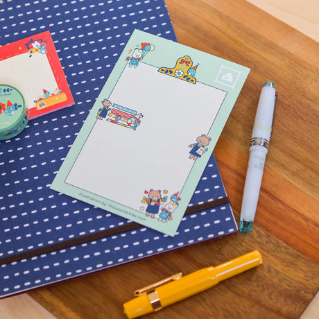 Thousand Skies - Journal and Craft Postcard

A playful and colorful illustration to brighten someone's day.

• 4 in x 6 in postcard
• Matte finish
• Heavy Cardstock

Please consider that monitor calibrations are all different. The color you see might slightly differ from the photo.

Design ©Thousand Skies