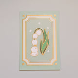 Thousand Skies - Lily of the Valley Postcard

A playful and colorful illustration to brighten someone's day.

• 4 in x 6 in postcard
• Matte finish with gold embossing
• Heavy Cardstock

Please consider that monitor calibrations are all different. The color you see might slightly differ from the photo.

Design ©Thousand Skies