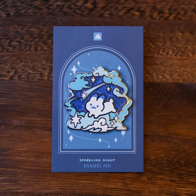 The pin size is roughly 1.5" inch

The pins have butterfly clutches to make them extra secure. You pin them to your jacket, fabric bag, or hat.

Please consider monitor calibrations are all different. The color you see might slightly differ from the photo.&nbsp;

Design © Thousand Skies
