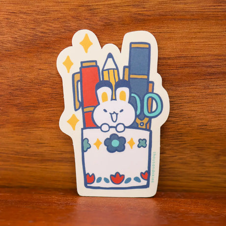Thousand Skies Holographic Vinyl Sticker - Pen Holder