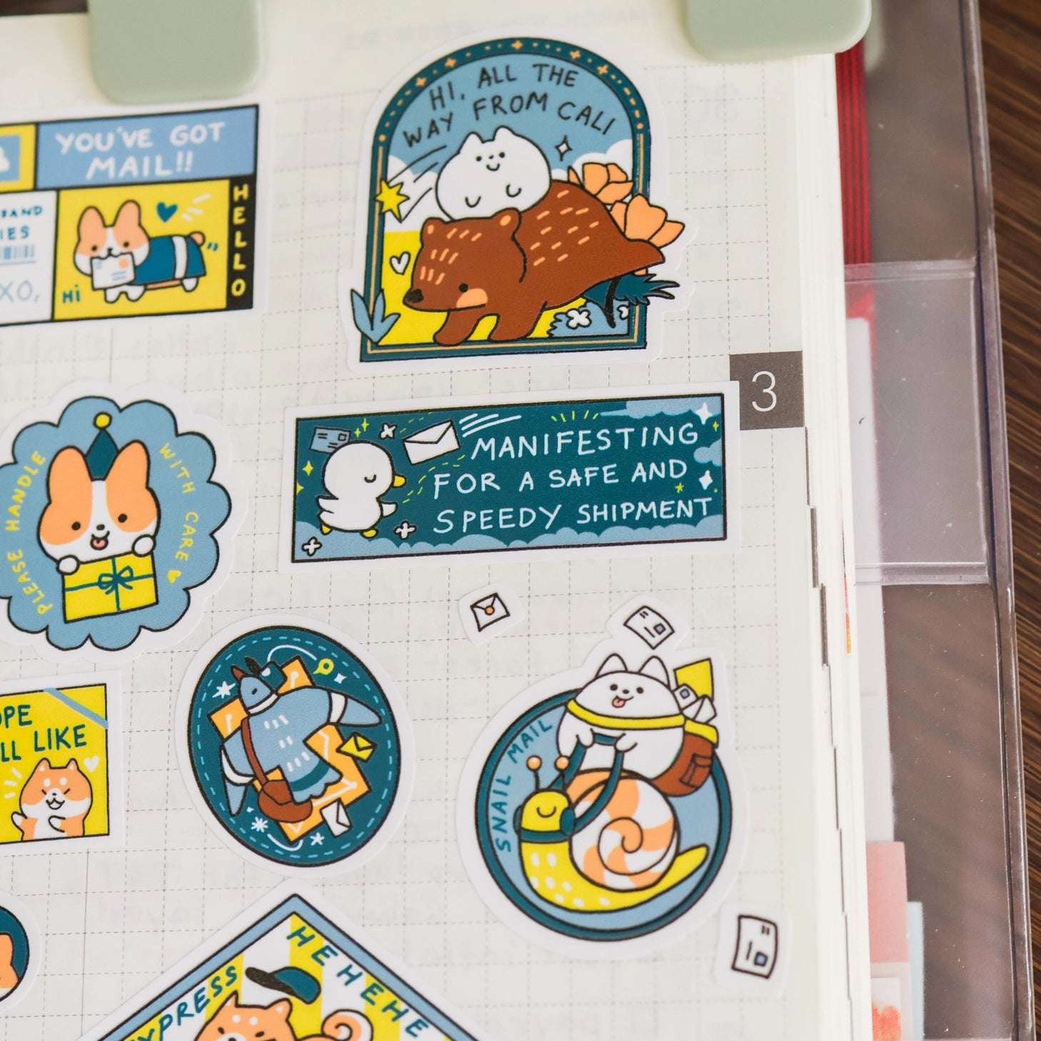 Cute decorative stickers for your journal and stationery collection!

Sticker Sheet: 6 x 3 inches
Sticker Sheet Package: 7 x 3 inches