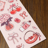 Cute decorative stickers for your journal and stationery collection!

Sticker Sheet: 6 x 3 inches
Sticker Sheet Package: 7 x 3 inches