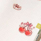 Cute decorative stickers for your journal and stationery collection!

Sticker Sheet: 6 x 3 inches
Sticker Sheet Package: 7 x 3 inches