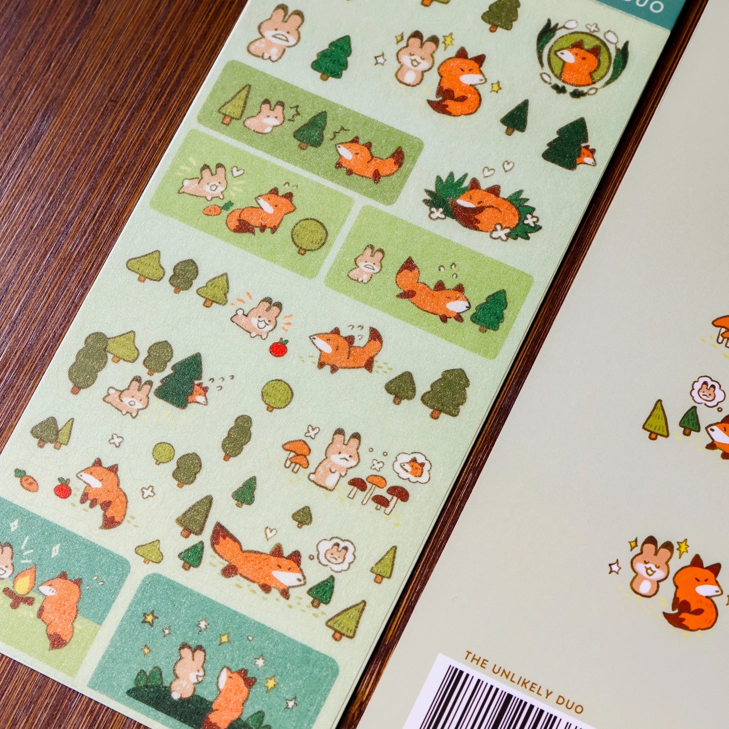 Cute decorative stickers for your journal and stationery collection!

Sticker Sheet: 6 x 3 inches
Sticker Sheet Package: 7 x 3 inches