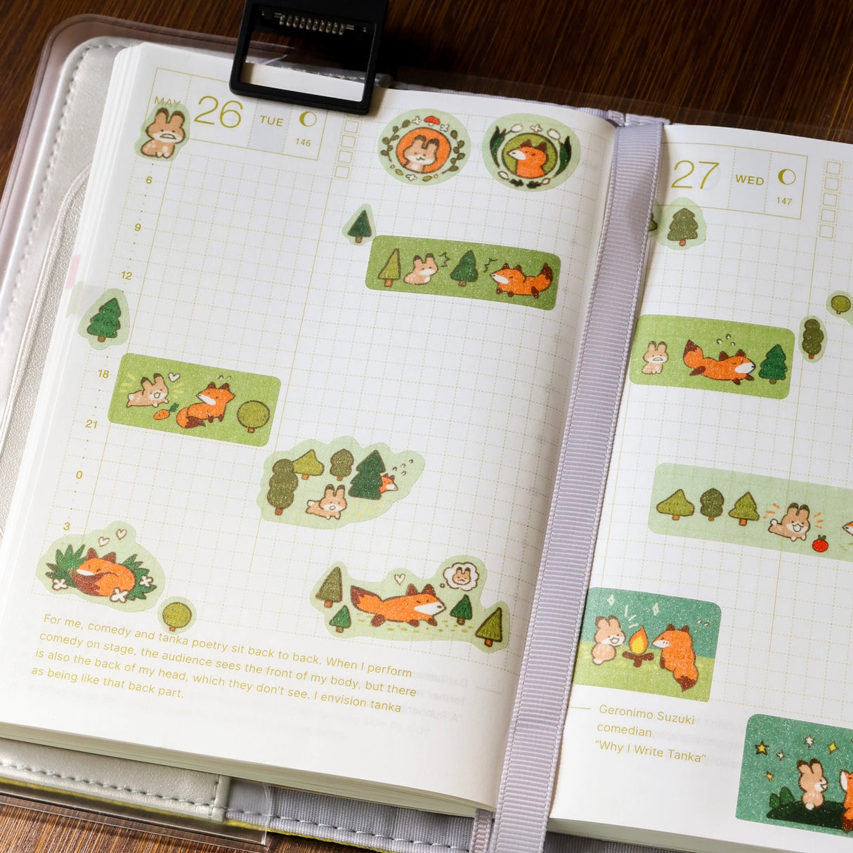 Cute decorative stickers for your journal and stationery collection!

Sticker Sheet: 6 x 3 inches
Sticker Sheet Package: 7 x 3 inches
