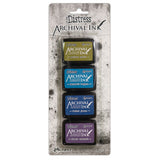 Tim Holtz Distress® Mini Archival Ink pads are waterproof, acid-free dye inks featuring the classic Distress color palette in the same fade resistant formula used in Ranger Archival Ink.