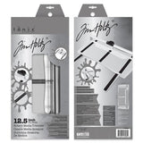 Featuring a geared rotary cutting blade, this trimmer effortlessly cuts through a range of crafting mediums. The trimmer offers both imperial and metric rulers, as well as a handy 0.25 inch gridded base with popular paper sizes for ease of use. With a compact base that has a cutting length of 12.5 inch/31.5cm and extendable arms that can expand it to 12 inch/30.5cm, this trimmer is both versatile and practical.