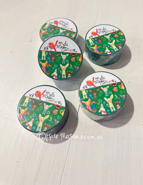 Kate Mason Artist - Tiny Dog Washi Tape