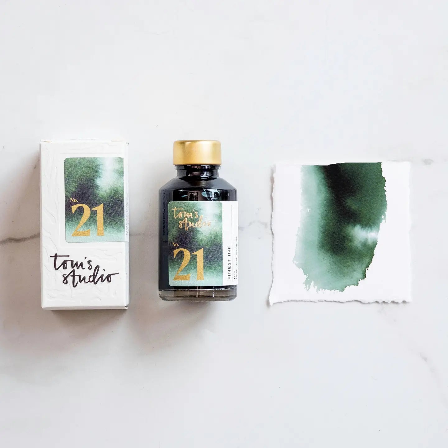 The finest British-made fountain pen ink suitable for all pens.

Inspired by the lush greenery quintessential to English gardens, this rich green ink embodies the timeless beauty of ivy-covered walls. Perfect for nature lovers and those who appreciate the deep, earthy tones of the forest. Oh, and did we mention that it's a perfect match for our Ivy pens?!

Transform the way you create with an ink colour that sets you apart!

Most pens offer ink cartridges in a limited selection of colours. I want to change 
