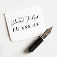 A beautiful extra fine fountain pen nib with flex! Made exclusively for our fountain pens, all of my nibs are tipped with incredibly hard-wearing iridium for super smooth writing, and are plated in a 14k gold or Stainless Steel for a classically stunning look. As a bonus all nibs can be interchanged so you can easily write in different styles whenever it suits you.

Extra Fine Semi-Flex - A beautiful extra fine fountain pen nib with flex! This is a great middle-ground between the Pro Flex and our classic fo