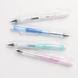 The MONO graph features a clear tip with drafting specifications to enable smooth, precise writing. It also has a long holder eraser and a mechanism that advances the lead when the pencil is shaken, making it a great asset in learning and testing scenarios. It has also won the 2014 Good Design Award and the 2016 reddot design award.