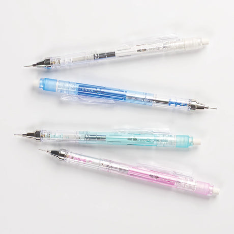 The MONO graph features a clear tip with drafting specifications to enable smooth, precise writing. It also has a long holder eraser and a mechanism that advances the lead when the pencil is shaken, making it a great asset in learning and testing scenarios. It has also won the 2014 Good Design Award and the 2016 reddot design award.