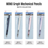 The MONO graph features a clear tip with drafting specifications to enable smooth, precise writing. It also has a long holder eraser and a mechanism that advances the lead when the pencil is shaken, making it a great asset in learning and testing scenarios. It has also won the 2014 Good Design Award and the 2016 reddot design award.
