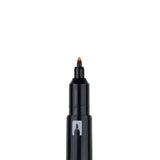 Dual tip highlighter with broad chisel tip and extra-fine bullet tip in one pen. Resin-coated tips and polymer-coated core prevent tip breakage or staining rulers, eliminating unwanted ink transfer. Protective plastic sleeve on chisel tip maintains shape even when using with metal rulers or stencils. Unique, vibrant colors are perfect for color-coding and decorating planners, journals, notebooks, and study guides. Fine tip works great for underlining text and writing margin notes. Fast-drying ink doesn’t sm