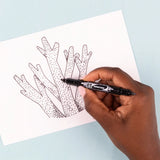Tombow Illustration Set includes all the tools you need to create pen & ink drawings, sketches and illustrations. Contains instructional guide with helpful tips on basic drawing techniques, layering, value and composition.