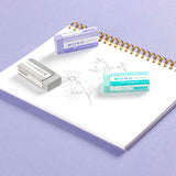 Meet the eraser you’ll actually want to keep on your desk. MONO Colors Eraser brings a fresh, modern color lineup that looks great in your pencil case, planner pouch, or workspace.