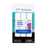 Craft glue stick value pack with 3 applicators. MONO Glue Sticks provide a strong, permanent bond with no messy liquid. Firm glue retains its shape during use and dries quickly. Works great on a variety of paper products, including cardstock, paperboard, and cardboard. Use for paper crafting, office or school projects. Washable. 0.35 oz (each).