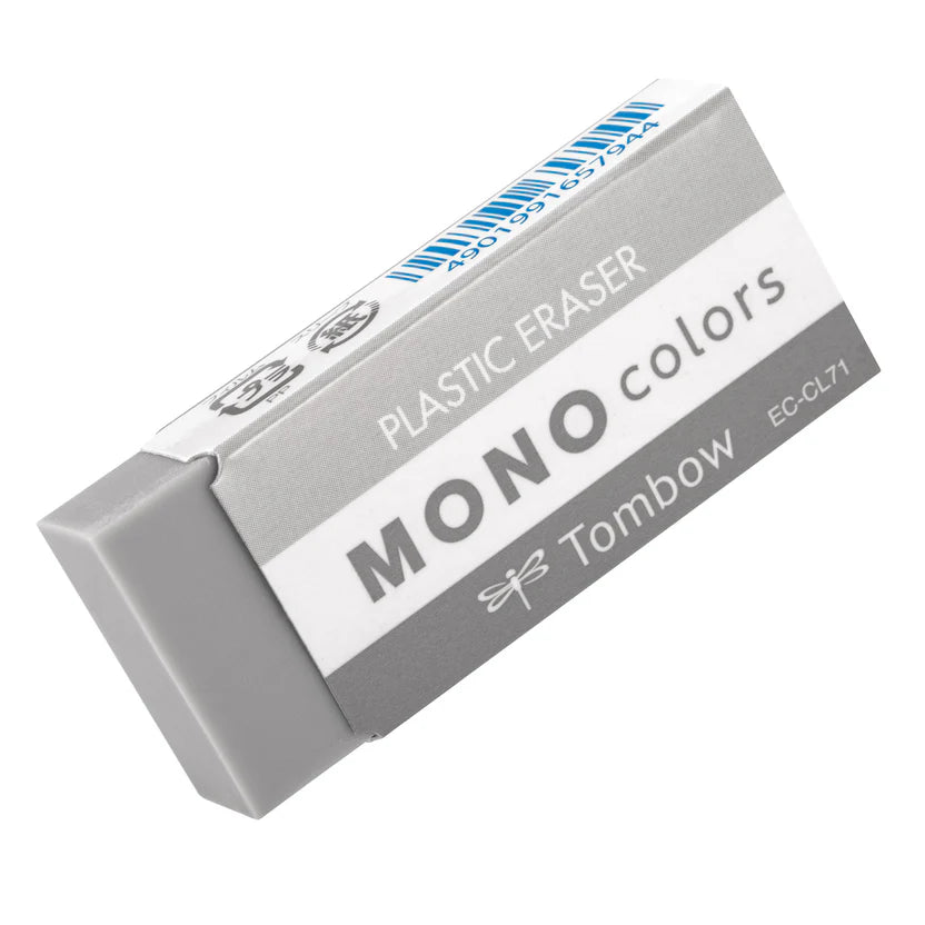 Meet the eraser you’ll actually want to keep on your desk. MONO Eraser Colors brings a fresh, modern color lineup that looks great in your pencil case, planner pouch, or workspace.

Engineered for smooth, clean corrections, medium size eraser is easy to hold and ready for daily use. Whether you’re fixing a quick math problem, refining a sketch, or keeping your notes neat, MONO Eraser Colors help you erase with confidence and keep your page looking clean with the same superior erasing quality as the original