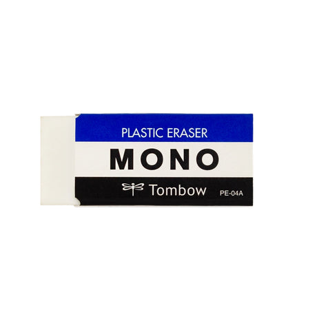 Soft plastic eraser removes marks cleanly with little pressure and no paper damage. Great for school or art. The eraser’s protective paper sleeve features rounded corners to prevent damage to the eraser during use. 3-Pack
