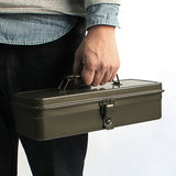 Caja de herramientas Toyo Steel T-320 verde militar