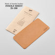 This is a Insole sheet specifically for toolboxes, made from bonded leather by the renowned German company Salamander.

Bonded leather is an environmentally friendly material made by processing leather scraps into fibers, which are then mixed with resin and reprocessed into sheets. It retains the natural texture, durability, and moisture absorption of genuine leather, while also allowing you to enjoy the color changes and patina that develop over time. Due to the characteristics of bonded leather, there may