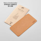 This is a Insole sheet specifically for toolboxes, made from bonded leather by the renowned German company Salamander.

Bonded leather is an environmentally friendly material made by processing leather scraps into fibers, which are then mixed with resin and reprocessed into sheets. It retains the natural texture, durability, and moisture absorption of genuine leather, while also allowing you to enjoy the color changes and patina that develop over time. Due to the characteristics of bonded leather, there may
