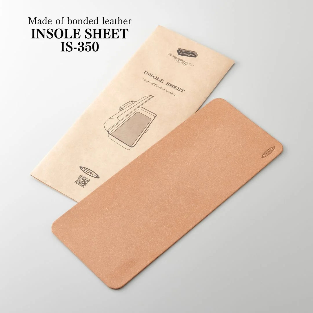 This is a Insole sheet specifically for toolboxes, made from bonded leather by the renowned German company Salamander.

Bonded leather is an environmentally friendly material made by processing leather scraps into fibers, which are then mixed with resin and reprocessed into sheets. It retains the natural texture, durability, and moisture absorption of genuine leather, while also allowing you to enjoy the color changes and patina that develop over time. Due to the characteristics of bonded leather, there may