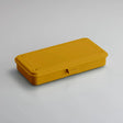 Toyo Steel Stackable Storage Box T-192 - Mustard

The Toyo T-192 toolbox is a slim, versatile storage solution, perfect for organizing small items like stationery, accessories, or tools.

Steel Storage Box with flat lid, made from one piece of steel, resulting in no sharp edges. Can be stacked securely due to the negative / positive imprints on the top and underside.&nbsp; Use for art supplies, make-up, nail polish, teas, travel documents - the possibilities are endless.