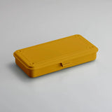 Toyo Steel Stackable Storage Box T-192 - Mustard

The Toyo T-192 toolbox is a slim, versatile storage solution, perfect for organizing small items like stationery, accessories, or tools.

Steel Storage Box with flat lid, made from one piece of steel, resulting in no sharp edges. Can be stacked securely due to the negative / positive imprints on the top and underside.&nbsp; Use for art supplies, make-up, nail polish, teas, travel documents - the possibilities are endless.